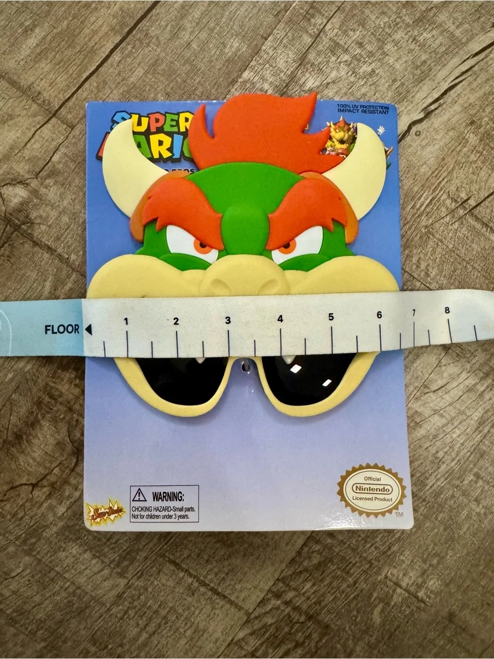 Nintendo Super‎ Mario Bowser Sun-Staches Sunglasses UV400 Costume Glasses NIP